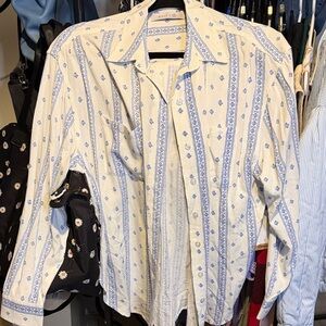 Billy T Blue Patterned Shirt